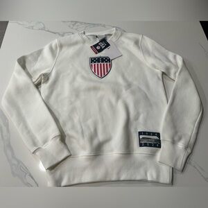 Nike White Sweatshirt with USA Shield